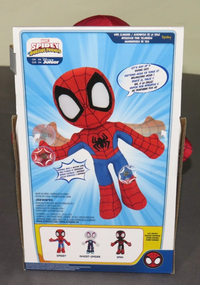 Spidey and His Amazing Friends Spider Man ventosa telaraña adhesivos MARVEL Foto 3 de 3