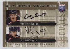 2006-07 Be a Player Signatures Duals Gilbert Brule David Vyborny #D-BV Auto 3za