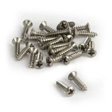 StewMac Pickguard Screws for Fender, Stainless - 25 Pack