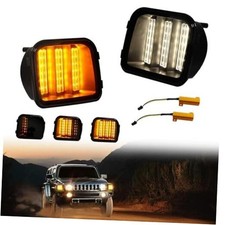 Smoked Lens Switchback White/Amber Sequential LED Smoked Lens Amber  White LED