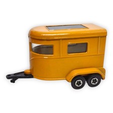 Matchbox Superfast Pony rimorchio cavalli rimorchio arancione serie Inghilterra Lesney