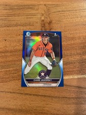 Chase Jaworsky 2023 1st Bowman Draft Chrome Blue Refractor /150 Rookie NRMT+