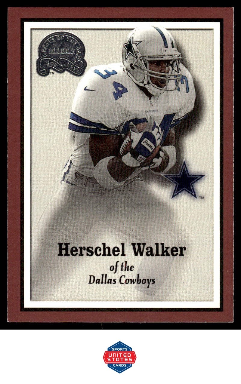 2000 Fleer Greats of the Game #48 Herschel Walker