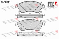 Fte Bremsbelagsatz Scheibenbremse 9010861 FüR Opel Astra Caravan P10 Gtc Family