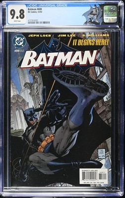 Batman #608 1st Print HUSH Story Beginning DC Comics 2002 CGC custom label 9.8