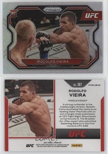 2021 Panini Prizm UFC Silver Prizm Rodolfo Vieira #107 Rookie RC
