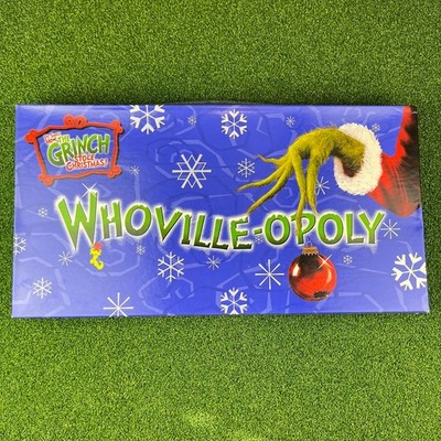 Vintage Whoville-Opoly Board Game Dr. Seuss How the Grinch Stole Christmas