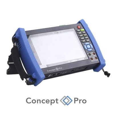 Concept Pro 7 Zoll Touchscreen Testmonitor 8K IP, HDMI in 4K, UTP Kabeltester