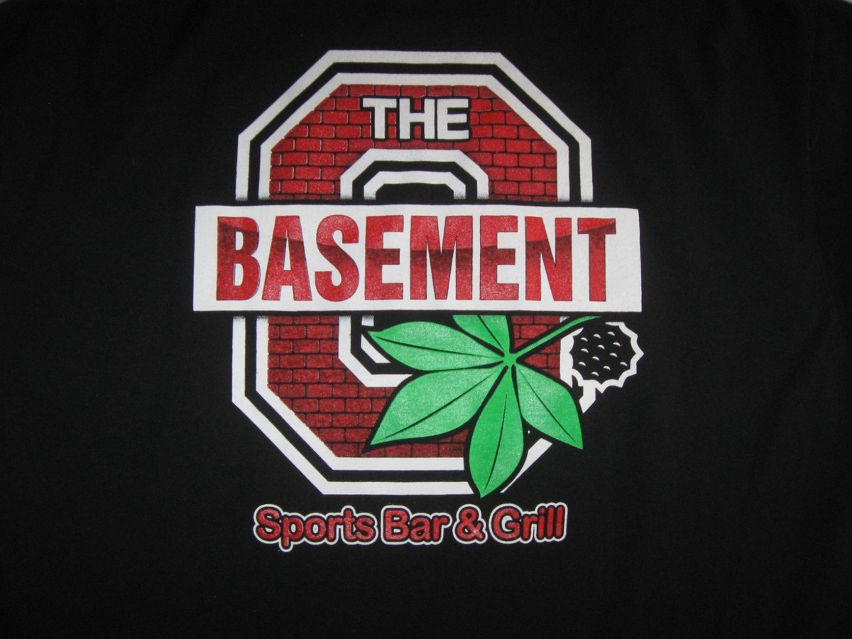 THE BASEMENT Sports Bar & Grill Northeast Ohio t Shirt Men's XL OSU CAVS BROWNS View 4