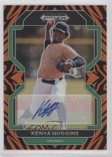 2022 Panini Prizm Draft Picks Tiger Stripes 23/25 Kenya Huggins Auto 0j81