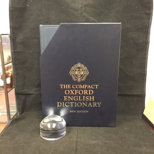 The Compact Oxford English Dictionary New Edition w/ Slipcase And Magnifier