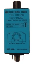 IDEC RTE-P12 120VAC Electronic Timer - Used, 30 Day Wty (A3)