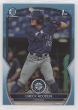2023 Bowman Draft Chrome Sky Blue Refractor Brock Rodden #BDC-171 11s9