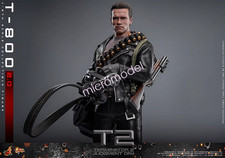Hot Toys MMS795 Terminator 2：Judgment Day 1/6 T-800 (2.0) Action Figure Toy