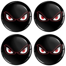 4 x 60mm 3D Stickers for Wheel Center Hub Caps Cover A 4060