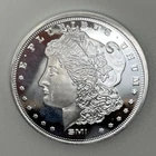 1 oz .999 Fine Silver Round SMI Morgan Design