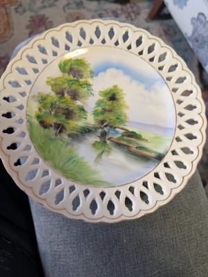Aiya China Hand Painted In Japan! Gold Gilded Accents, One Of A Set Of Three.