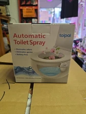 Toipal Automatic Toilet Spray, Odor Eliminator, Battery-Free, Hands-Free, Lemon