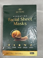 Setare Hydrating Sheet Masks with Snail Mucin Collagen Hyaluronic 8SNGLE MASK R4