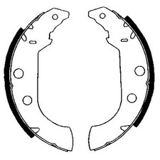 Mâchoire de frein Peugeot 405