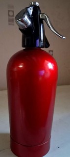 Vintage BOC Sparklets Soda Siphon Cherry Red in Great Condition