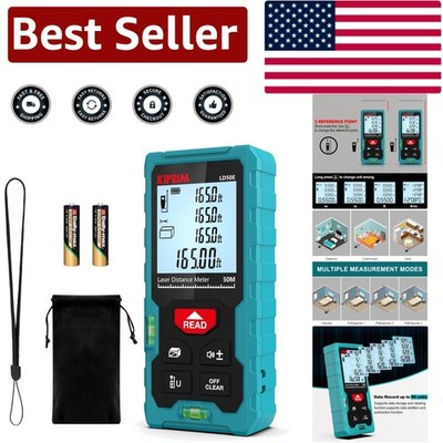 Compact 50M Laser Distance Meter - Accurate Measuring Tool with Multi-Function