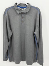 Nike Golf    Tour Performance Dri-FIT Long Sleeve Heathered Gray Size Large
