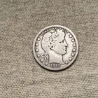 1910-D Barber Silver Quarter - Fine- (VG+) QA