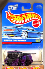 1997 Hot Wheels Mainline/Collector #489 TOUGH CUSTOMER Purple-Black w/MW Spokes