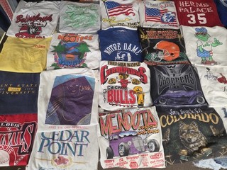 LOT OF 192 VINTAGE T SHIRTS VTG 80s 90s Y2K RACING NOVELTY TOONS SPORTS USA