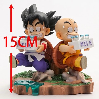 Dragon Ball Goku And Krillin Milk Delivery Figure 6” Mexican