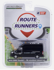 Greenlight Ford Transit Van Lwb High Roof Fbi Academy Quantico 2015 1:64 53020B