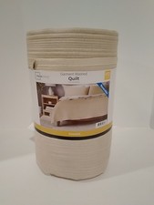 Mainstays Beige Quilt Reversible  Full/Queen ...