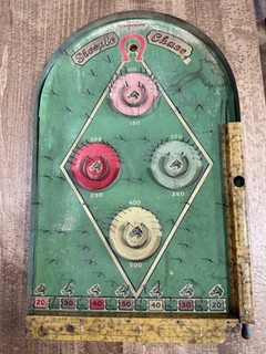 1933 Vintage  Lindstrom's SteepleChase Game Circa Pinball 