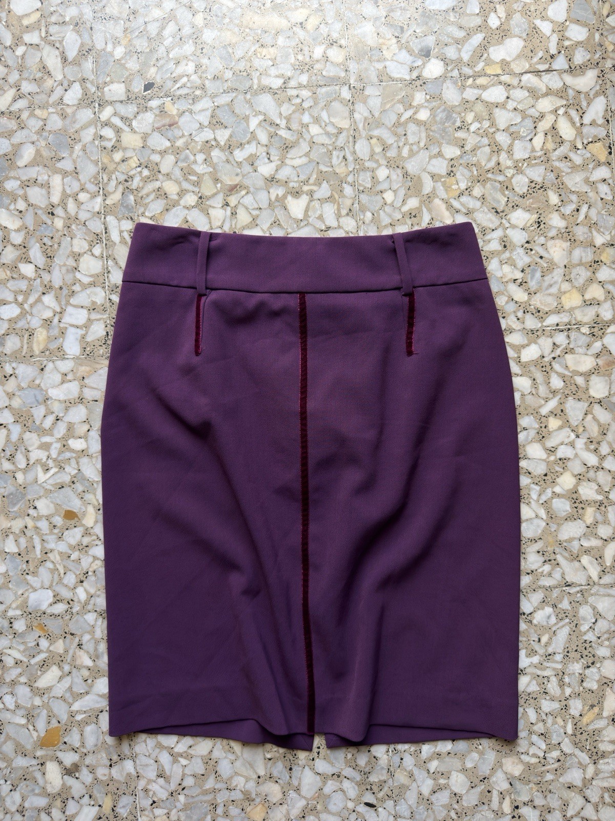 Vintage Class Roberto Cavalli Virgin Wool Skirt  Pencil Sirenne Mohair Size 48IT