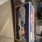 Hess 1994 Rescue Truck Toy w/ Box Green/White/Red Gas & Oil Original — photo 3