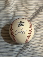 Jeremy Pena Houston Astros Signed 2022 World Series Major League Baseball PROOF