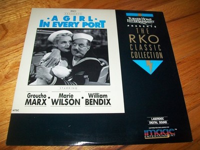 GIRL IN EVERY PORT, A Laserdisc LD RKO CLASSIC COLLECTION VERY GOOD VERY RARE!