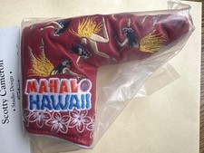 Scotty Cameron 2012 Hula Girl Mahalo Hawaii Red Blade Putter Head Cover