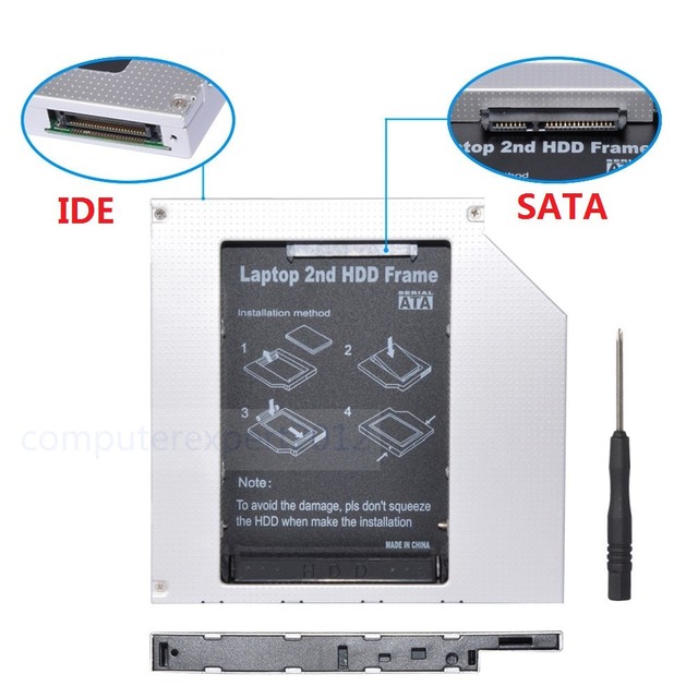 IDE to SATA 2nd Hard Drive HDD SSD Caddy for iMac Early 2008 2007 2006