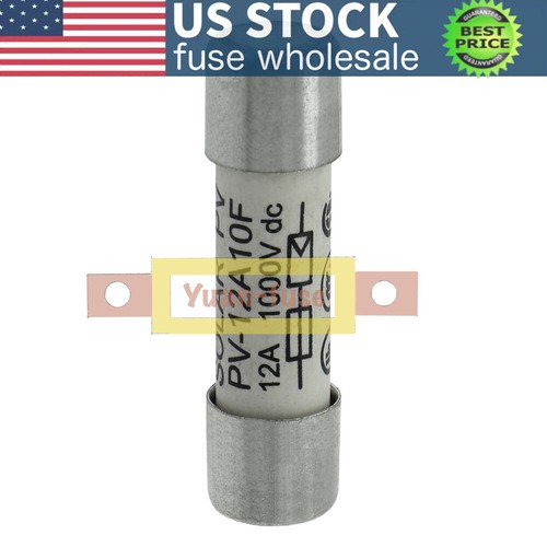 Littelfuse Marke SPF 12 (LSF 12) 12 Amp Solar-Sicherungen Photovoltaik 1000 VDC, Industrie-/Stromsicherung, POWR-GARD SPF Serie