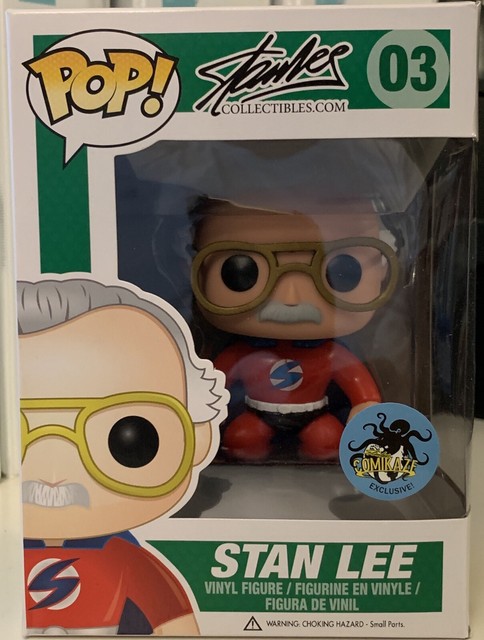 stan lee red superhero pop