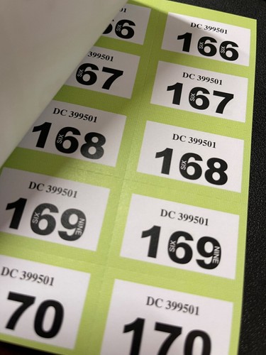 raffle tickets booklet (1-500) new Bb#229 - Picture 21 of 23