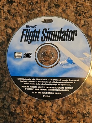 FLIGHT SIMULATOR - PC - Windows 95/98 - Microsoft - 2000 - NO MANUAL