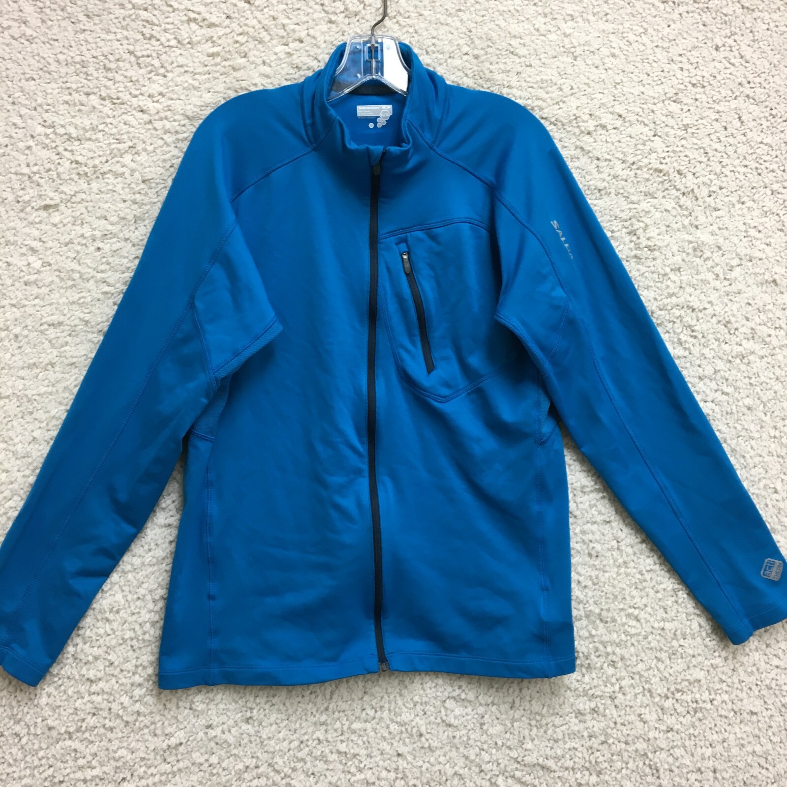 Giacca Salomon Extra Large Adulto Blu Acti Therm Full Zip Finto Collo Donna XL