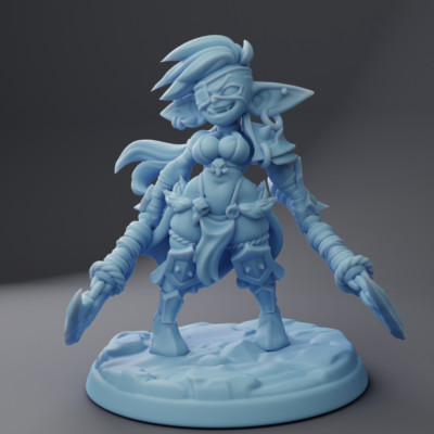 Lvl. 99 Goblin Humanoid Fantasy Miniature DnD Figure 5E Tabletop RPGs Pathfinder