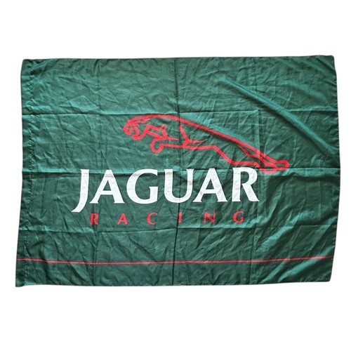 Jaguar Racing Flag Banner Large 130cm x 95cm Automotive Garage Logo Display