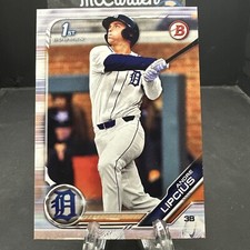 2019 Bowman Draft Andre Lipcius #BD-108 Detroit Tigers