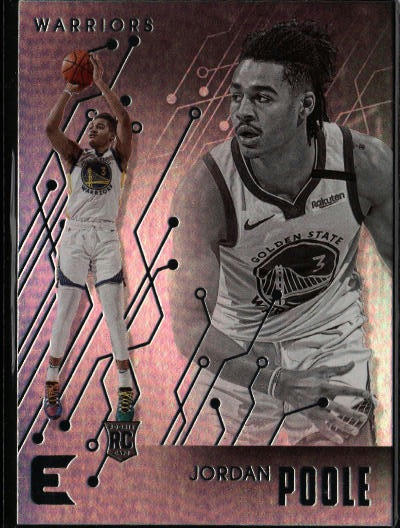 2019-20 Panini Chronicles #202 Jordan Poole K728