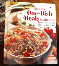 Prevention's Healthy One-Dish Meals In Minutes 1996 Hardcover Book Cooking EUC